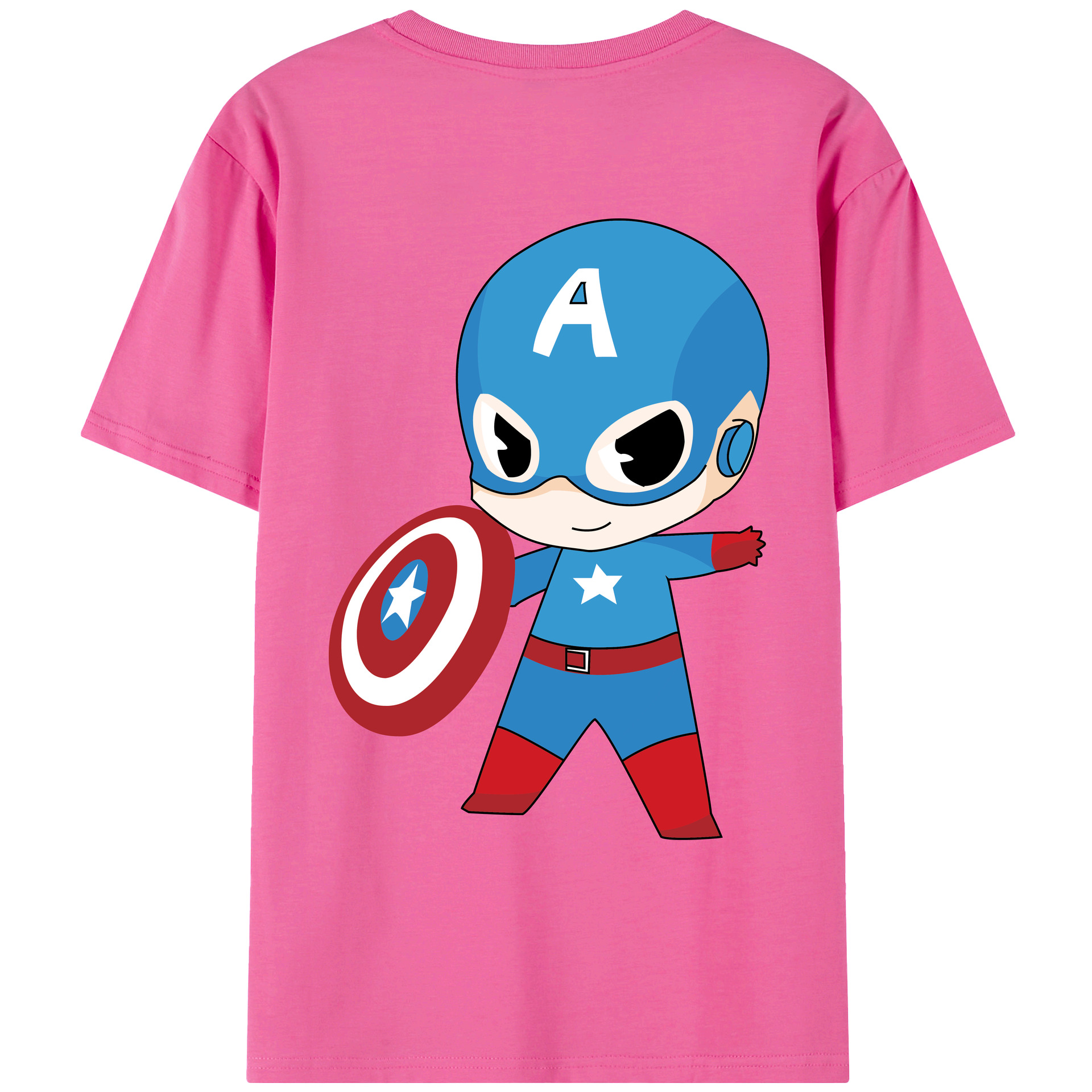 （画像用） アベンジャーズ The Avengers レディース半袖Tシャツ(バックプリント)